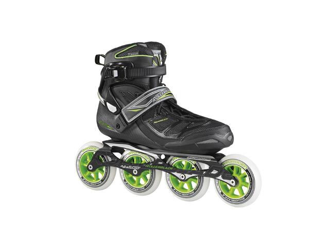 ROLLERBLADE TEMPEST 100 C Svart/Grön 295 Inlines Premium herr 
